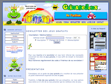 Tablet Screenshot of gainsdejeux.net